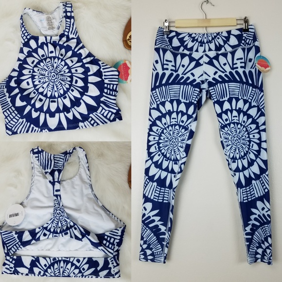 Mara Hoffman Pants - New Mara Hoffman Active Top & Bottom Set Sz Large